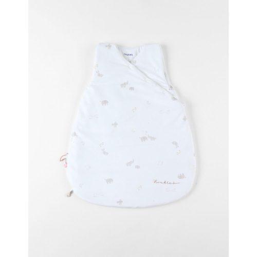 Gigoteuse bag veloudoux Bali & Moka BLANC Noukie's