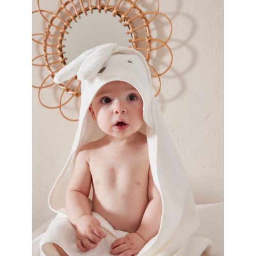 Cape de bain Bali & Moka BLANC Noukie's