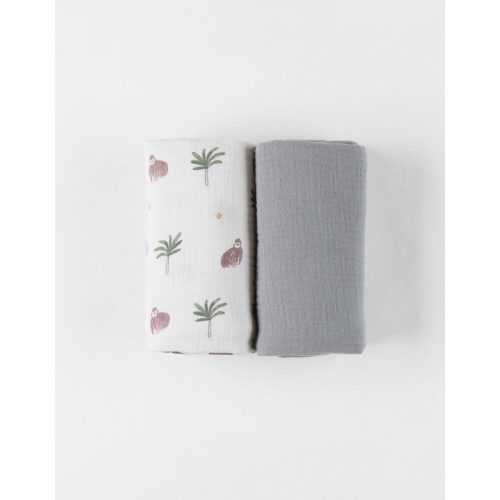 Set de 2 langes M&m25 BEIGE Noukie's