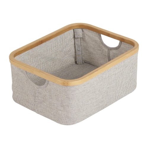 Panier Coton/Bambou- Smart M. De Bain GRIS Quax