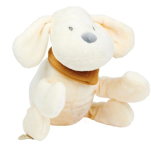 Charlie peluche chien BLANC Nattou