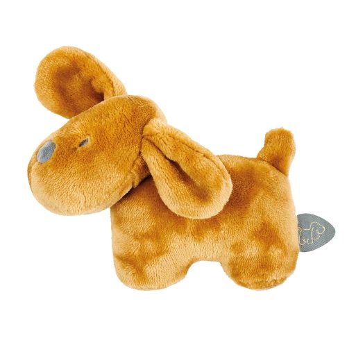 Charlie hochet chien flanelle  MARRON Nattou