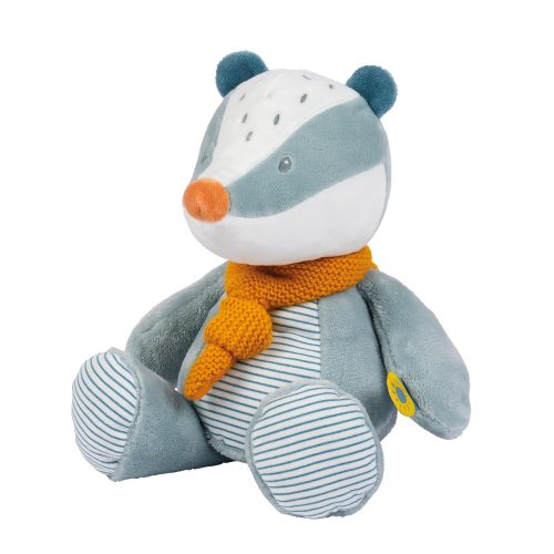Mini Peluche Felix le blaireau Felix et Leo BLEU Nattou