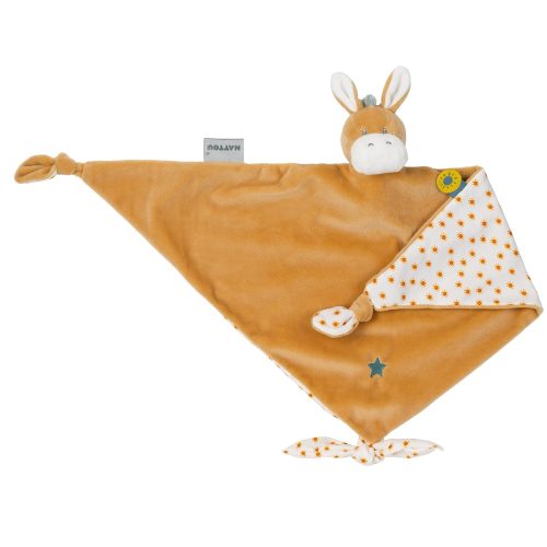 Maxi Doudou âne Leo Felix et Leo BEIGE Nattou