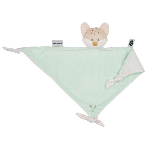 Maxi Doudou renard Flo VERT Nattou