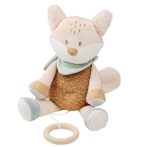 Peluche musical renard Flo MARRON Nattou