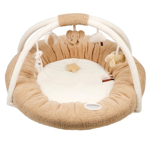 Tapis Teddy pouf avec arches naturel BEIGE Nattou