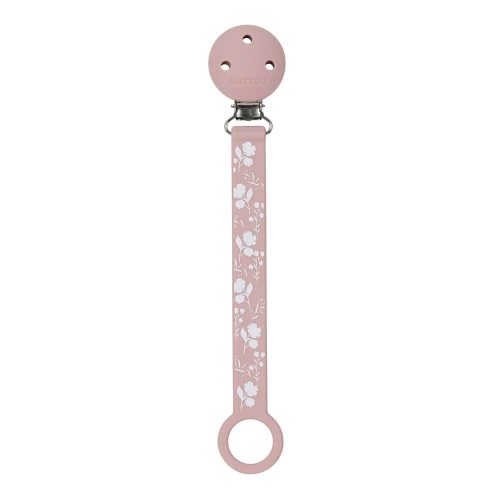 Attache tétine imprimée ROSE Nattou