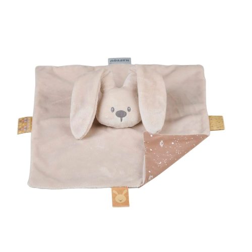 Doudou Lapidou Glow avec motif imprimé BEIGE Nattou