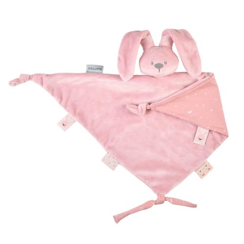 Maxi doudou Lapidou Glow ROSE Nattou