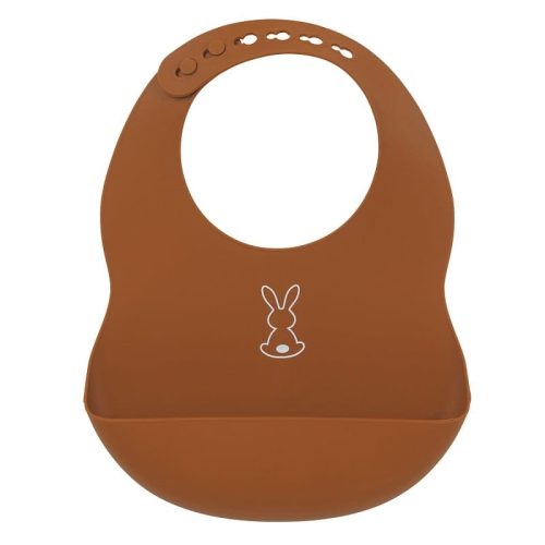 Bavoir silicone ORANGE Nattou