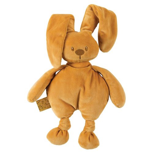 Peluche lapin Lapidou doux ORANGE Nattou