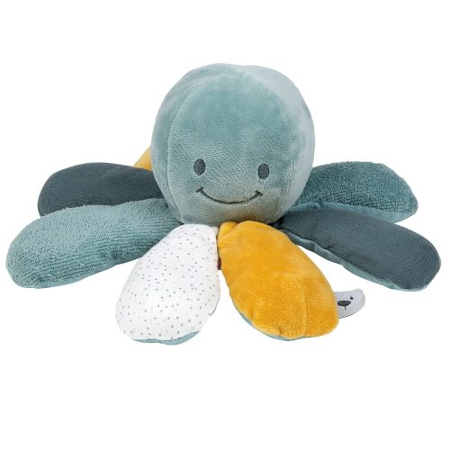 Peluche d'activités poulpe VERT Nattou