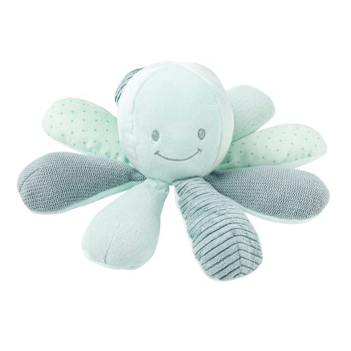Peluche d'activités poulpe VERT Nattou