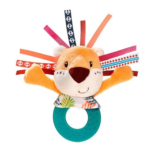 Hochet de dentition Jack ORANGE Lilliputiens