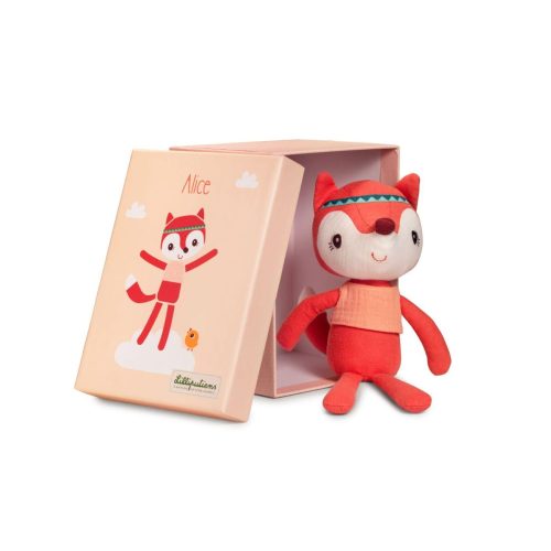 Peluche caline Eco Alice MULTICOLORE Lilliputiens