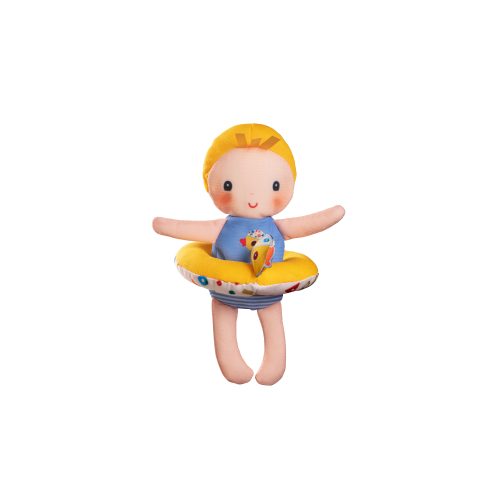 Poupée de bain gaspard BLEU Lilliputiens