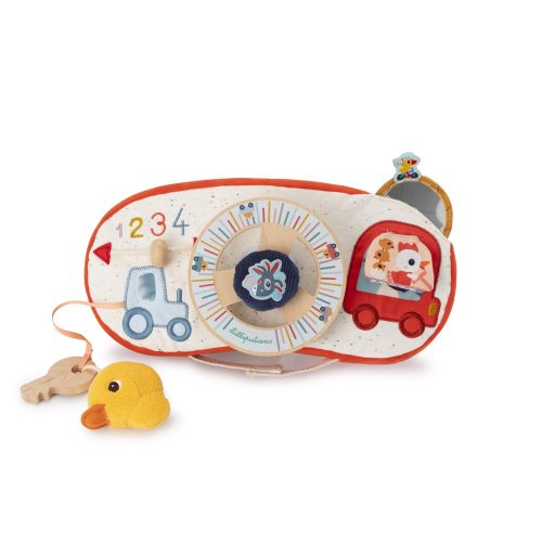 Panneau d'activités Ferme en voiture MULTICOLORE Lilliputiens