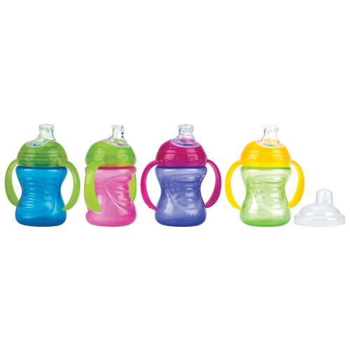 Gobelet anti-goutte Swirl Clik it MULTICOLORE Nuby