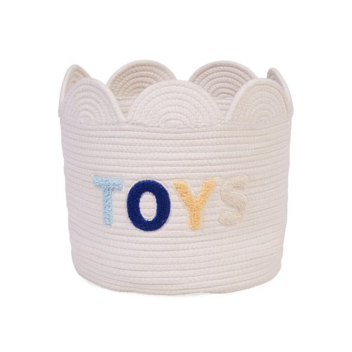 Panier fleur BLANC Childhome