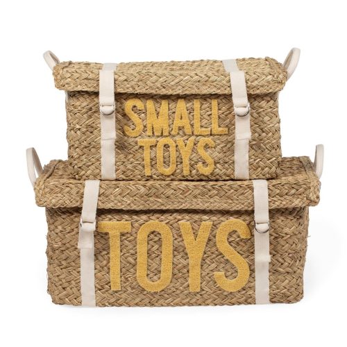 Set de 2 paniers en rotin BEIGE Childhome