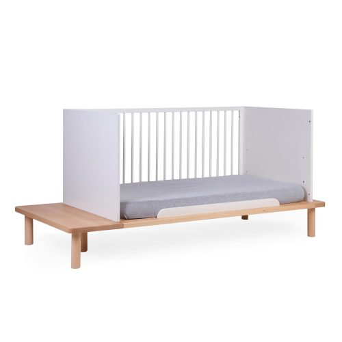 Lit Evobed + Barrièe de Lit BLANC Childhome