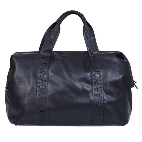 Sac à langer Mommy Bag Simili Cuir NOIR Childhome