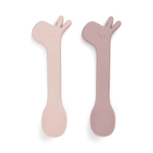 2 cuillères silicone Lalee ROSE Done by Deer