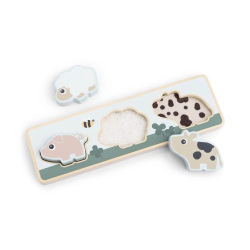 Puzzle sensoriel Tiny farm MULTICOLORE Done by Deer