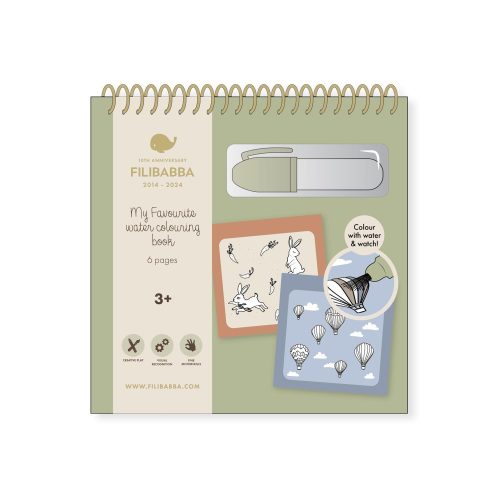 Mon livre de coloriage à l'eau Filibabba Essentials MULTICOLORE Filibabba