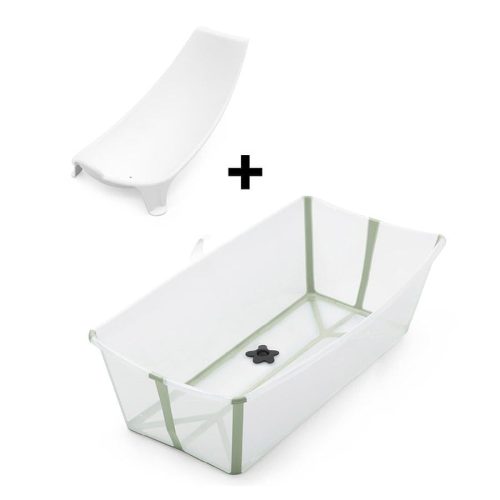 Pack Flexi Bath X-Large baignoire avec support VERT Stokke