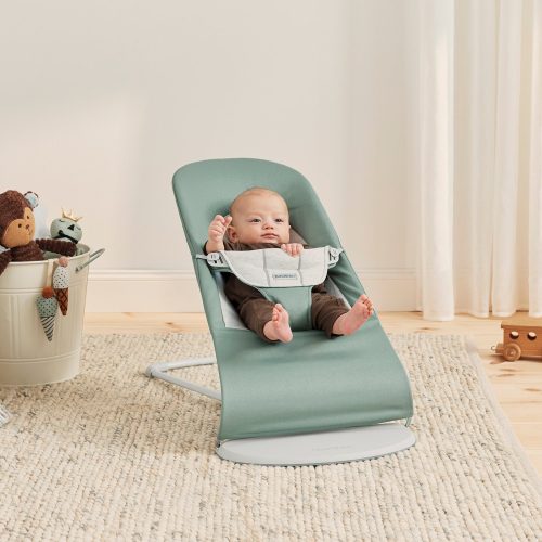 Transat bébé balance soft tissé VERT BabyBjörn
