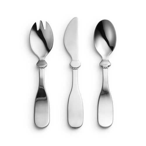 Set de couverts pour enfant GRIS Elodie Détails