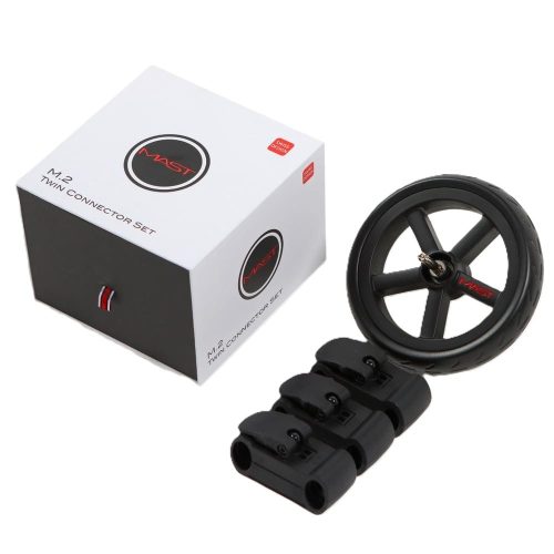 Connecteurs pour poussette double M.2 NOIR Mast swiss design