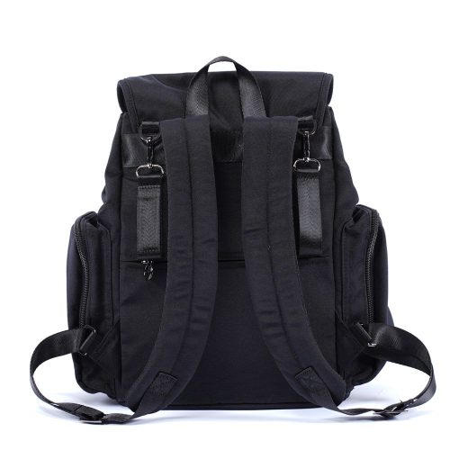 Sac à dos et à langer classy NOIR Mast swiss design