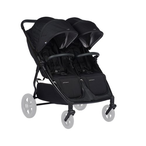 Poussette double M.Twin X (sans roues) NOIR Mast swiss design