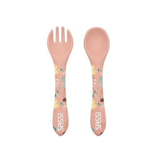 Cuillere et fourchette ROSE Sassi Junior