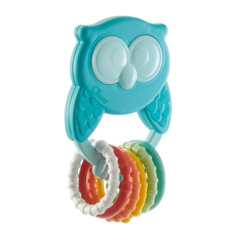 Hochet avec anneaux Hibou MULTICOLORE Chicco