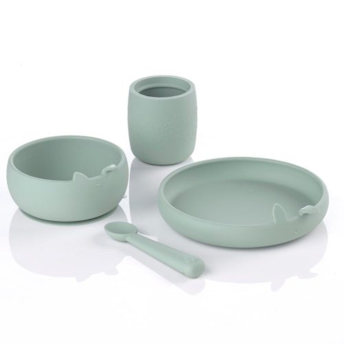Coffret repas en silicone VERT Jané