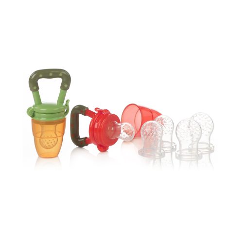 Lot de 2 grignoteurs avec embouts en silicone adaptés MULTICOLORE Jané