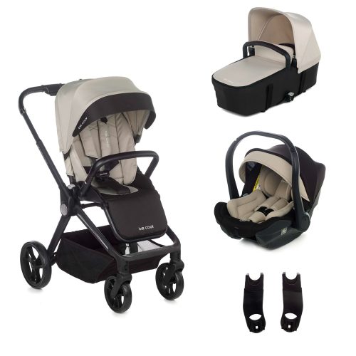 Trio poussette Stratos+ nacelle promenade+ coque Travel Carrier BEIGE Be cool