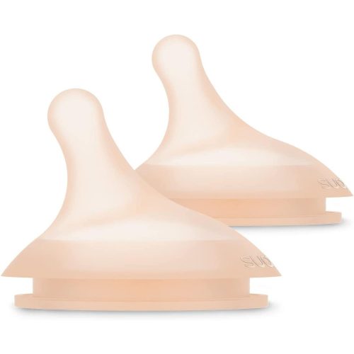 2 tétines pour biberon anti-coliques Zero Zero BLANC Suavinex