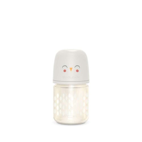 Biberon verre Bonhomia avec tétine Sxpro S BEIGE Suavinex