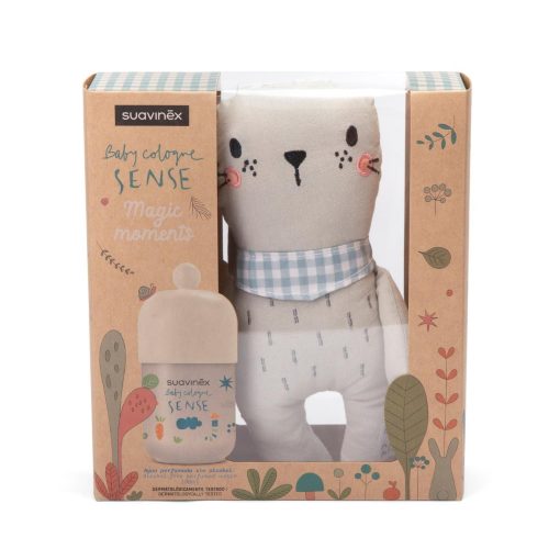 Coffret baby cologne avec peluche Lapin BEIGE Suavinex