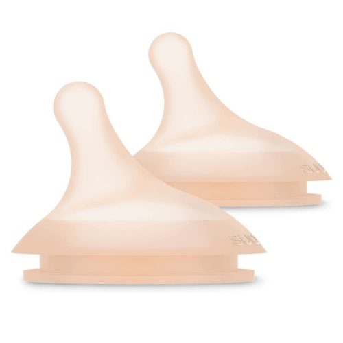 2 Tétines pour biberon anti-colique Zero.Zero BLANC Suavinex