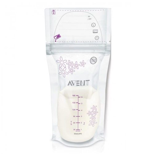25 sachets de conservation pour le lait maternel 180 ml BLEU Philips Avent