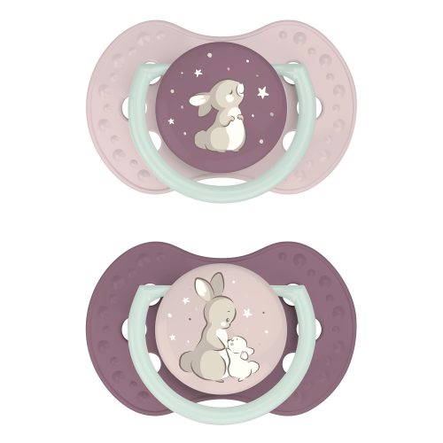 Sucette dynamique Nuit & Jour ROSE Difrax Lovi