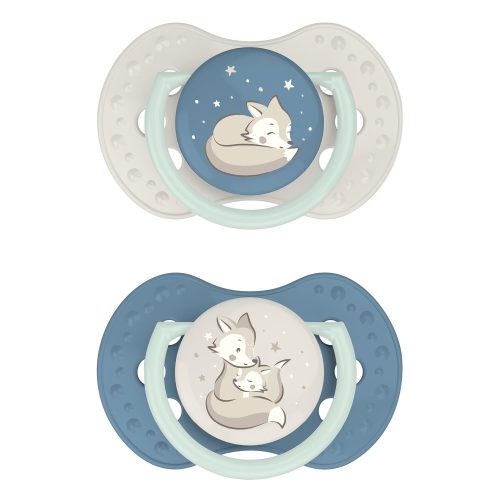 Sucette dynamique Nuit & Jour BLEU Difrax Lovi