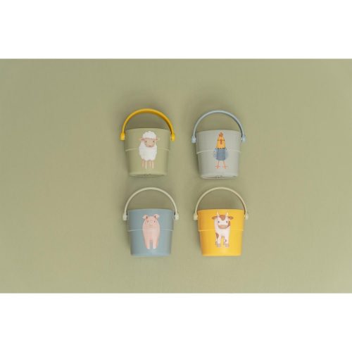 Lot de 4 gobelets de bain MULTICOLORE Little Dutch