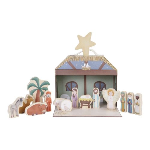 Crèche de Noël en bois FSC MULTICOLORE Little Dutch